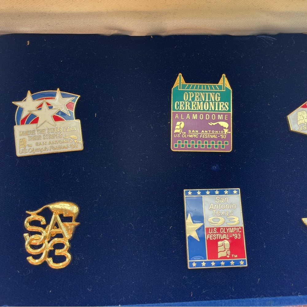 US Olympic Festival '93 Enamel Collectible Pin set in Case - Picture 4 of 6